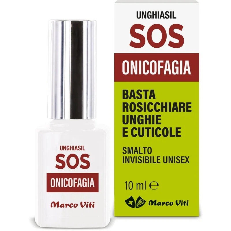 UNGHIASIL Marco Viti Unghiasil SOS Onychophagia Onzichtbare nagellak 10 ml Nagelbescherming