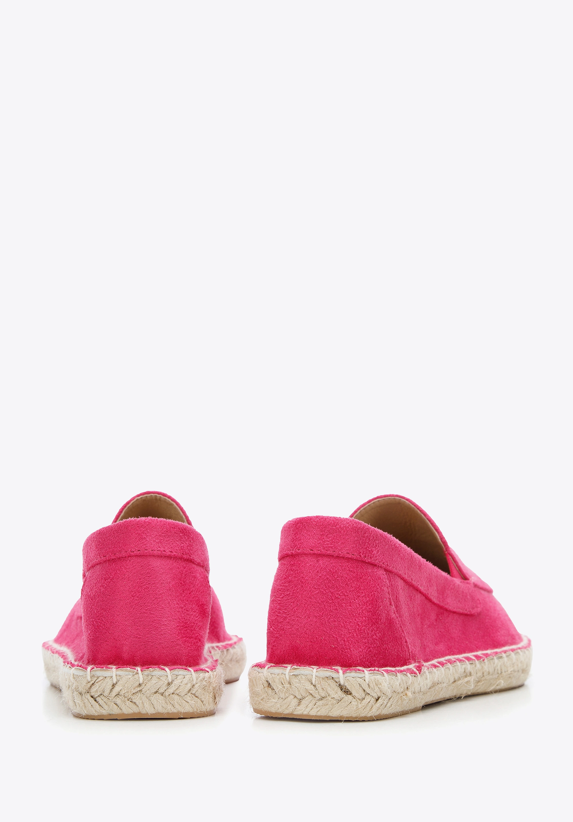Damskie espadryle z ekozamszu różowe