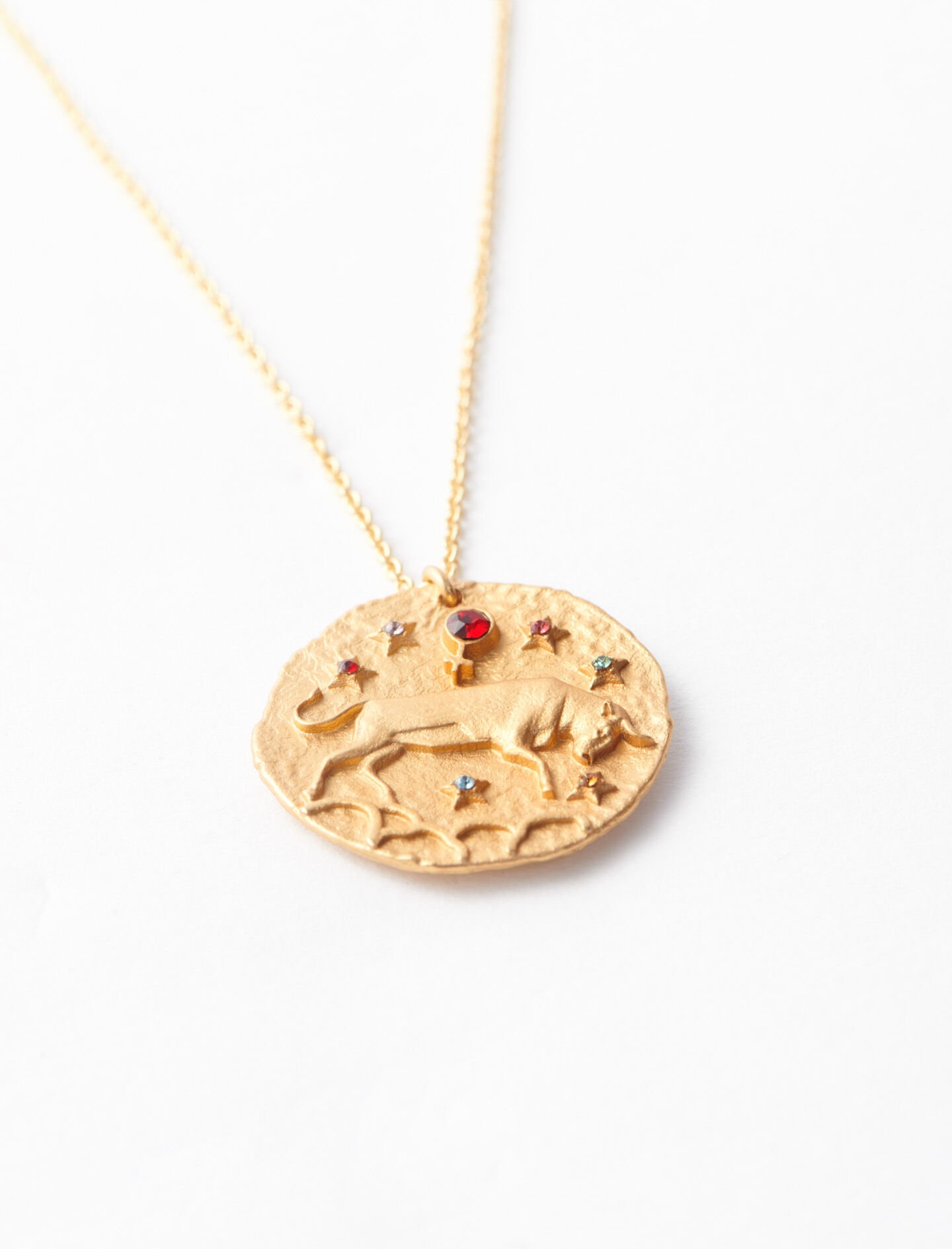 Ketting met het sterrenbeeld Stier - Goud