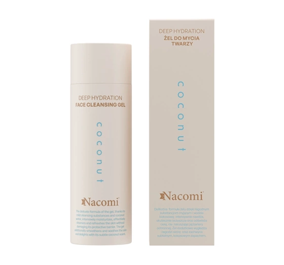 Nacomi Coconut żel do mycia twarzy 140 ml