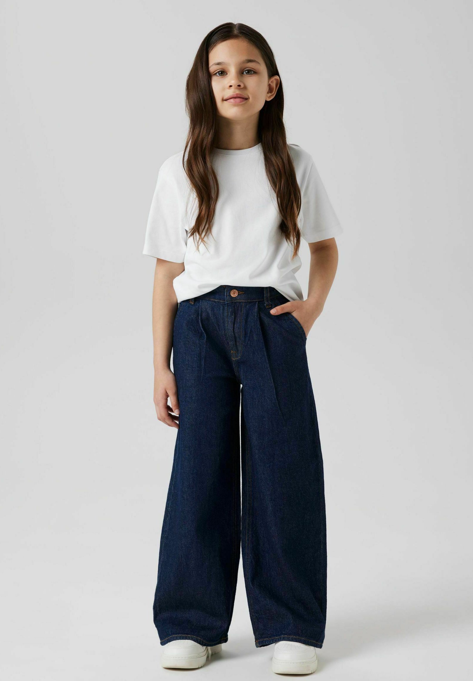Noem het WIDE FIT - Relaxed fit jeans - donkerblauwe denim