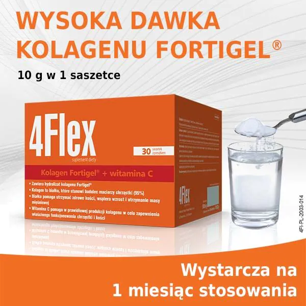 4 Flex Preparat na wzmocnienie stawów Proszek w saszetkach