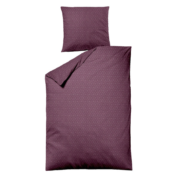 Κλινοσκεπάσματα ζακάρ φανέλας, 155/220 + 80/80 cm, σχέδιο κηρήθρας, μπορντό