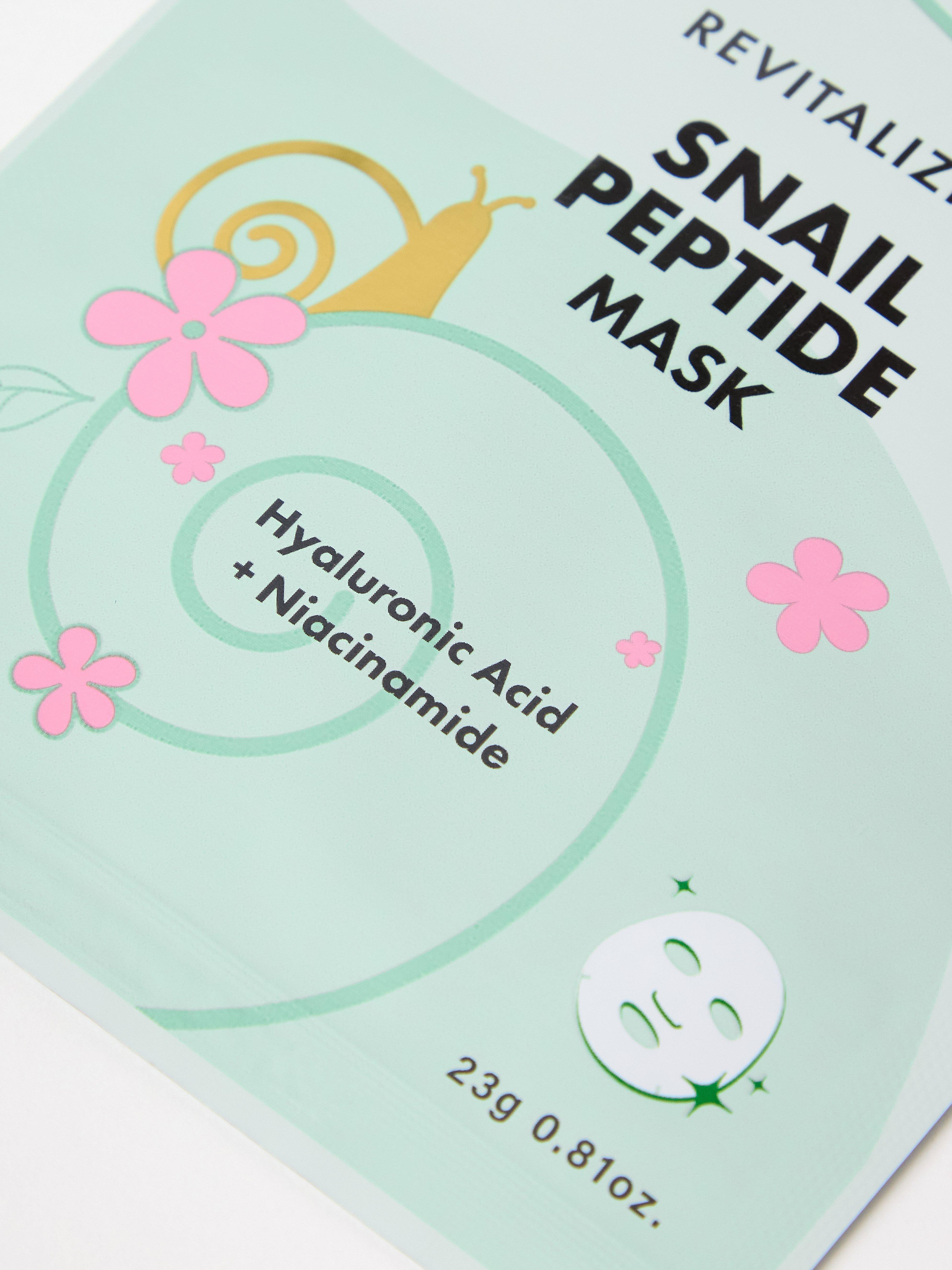SOQU Snail Peptide Sheet Mask Uten farge