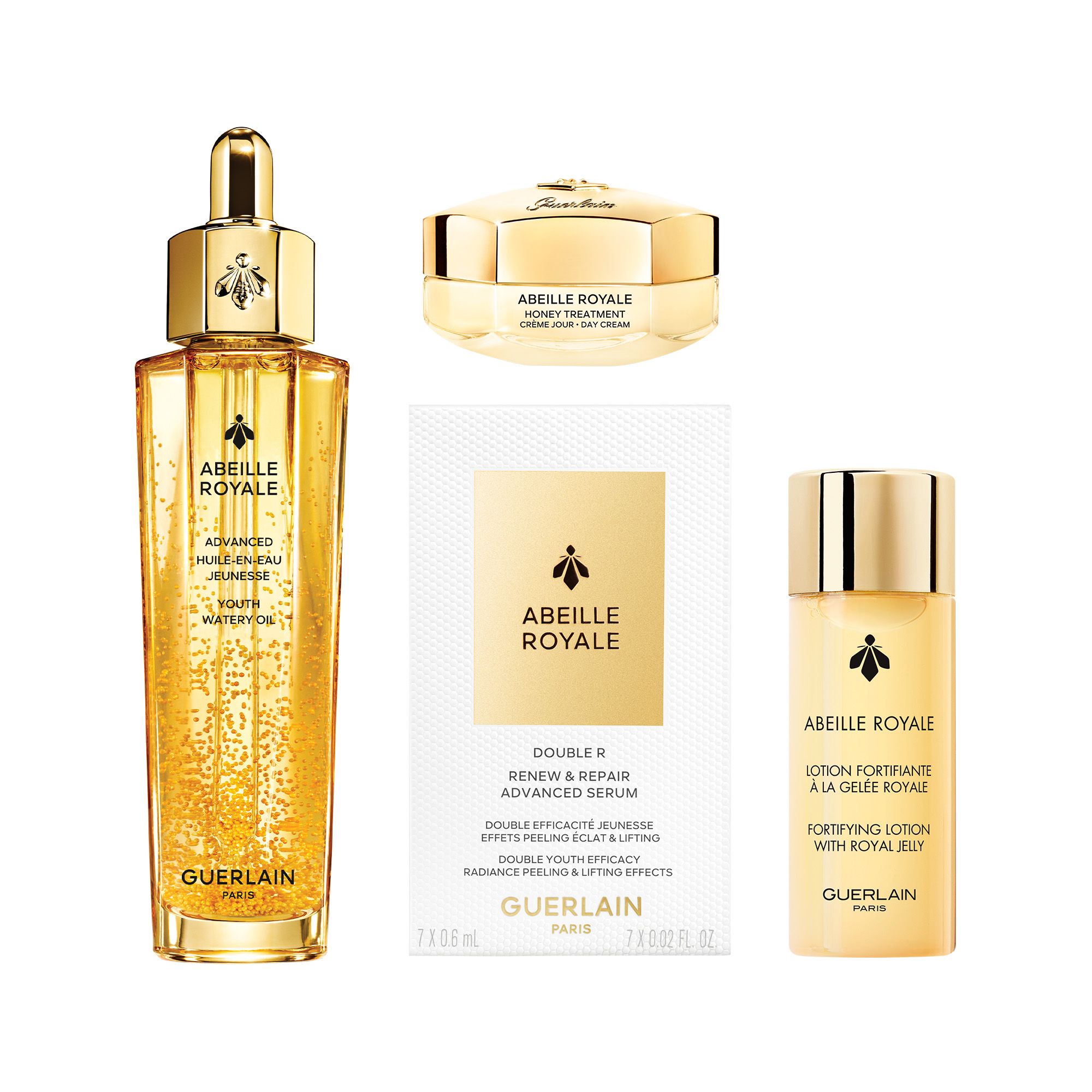 Abeille Royale Advanced Youth ūdeņainā pretnovecošanās programma Luksusa dāvanu komplekti
