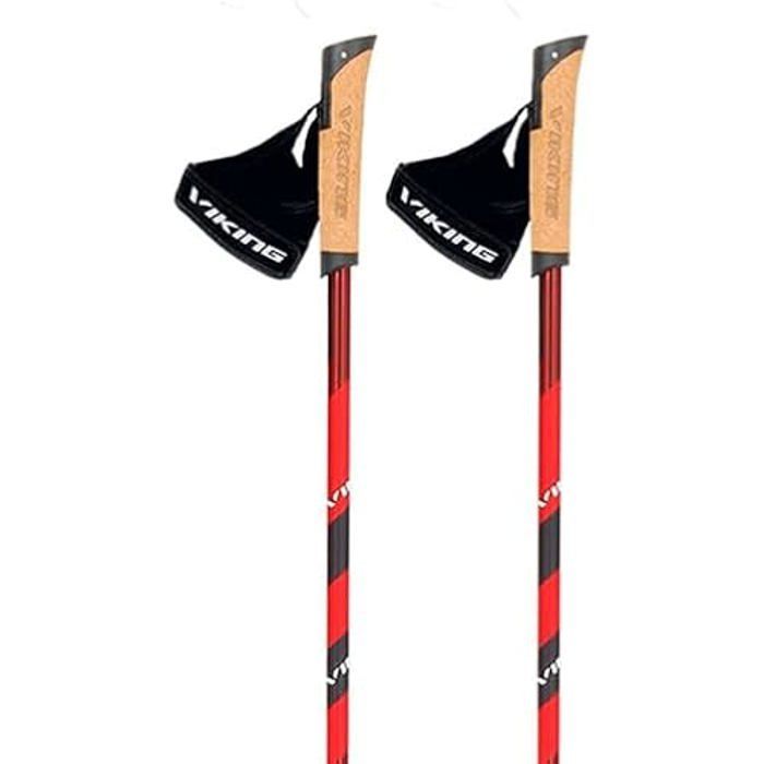 Viking Kube Pro Nordic Walking Poles - Black - Adult - Regular
