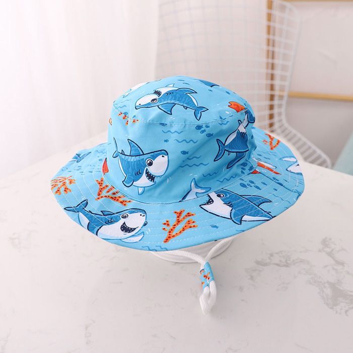 Gorro FUNMOON para niño, gorro de verano para el sol, gorro de playa para bebé, gorro de pescador ajustable para exteriores - 686091