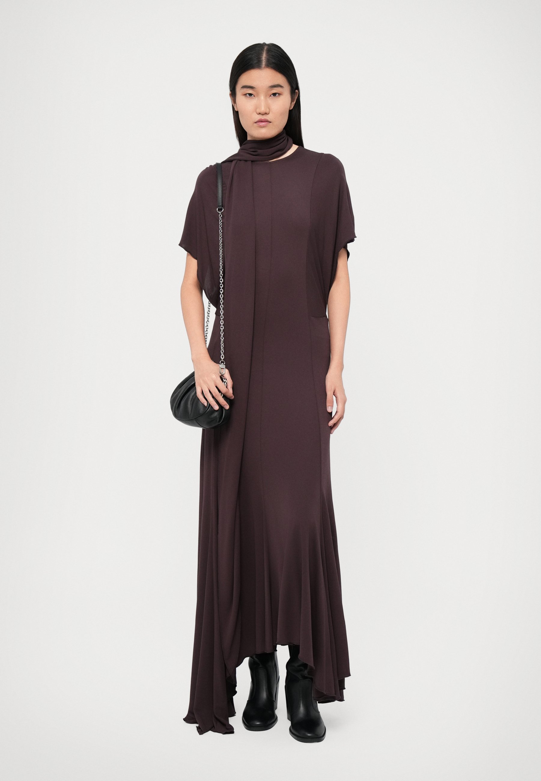 Rodebjer LOU - Robe longue - chocolate plum