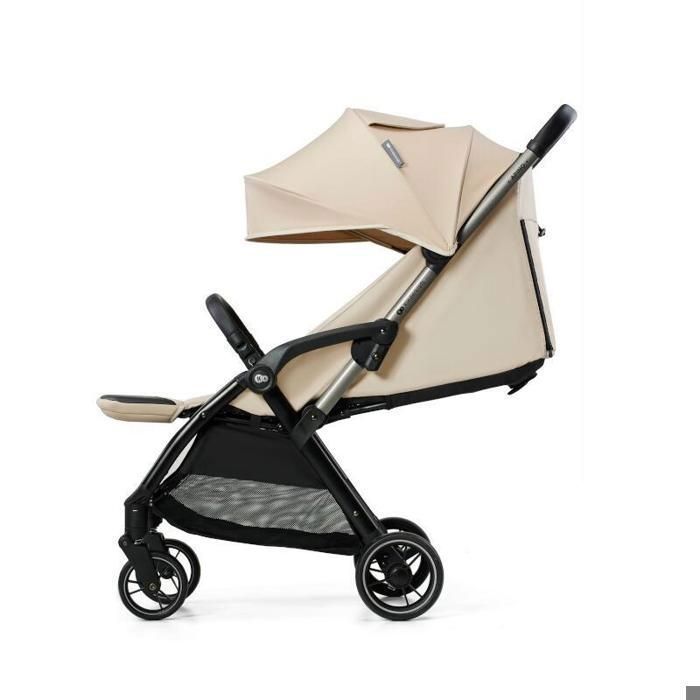 Poussette canne jusqu'à 22 kg Kinderkraft APINO, Pliage automatique, Imperméable, Poids de seulement 7,5 kg, Beige