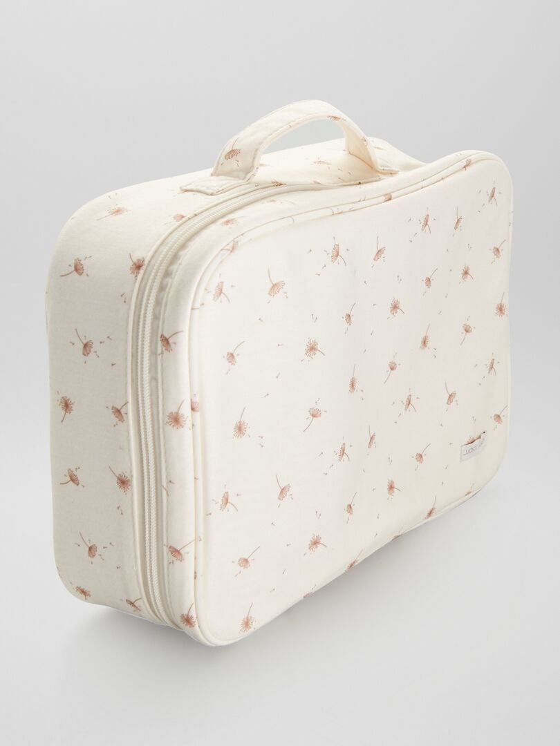 Bolsa de maternidade estampada - BRANCA