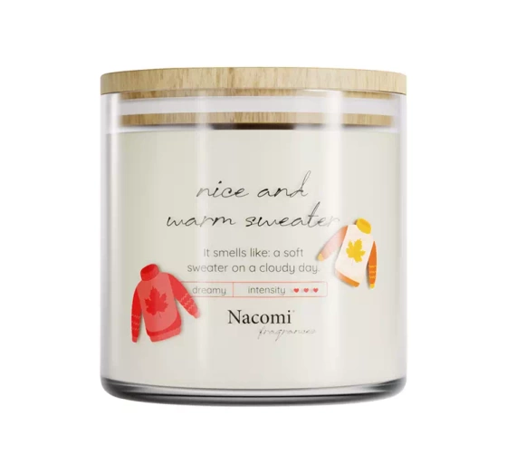 Nacomi Fragrances sojowa świeca zapachowa Nice And Warm Sweater 450 g