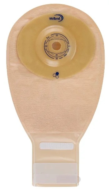 AURUM ondoorzichtige ileostomiezakken, 10 stuks, voor het opvangen van ontlasting.
