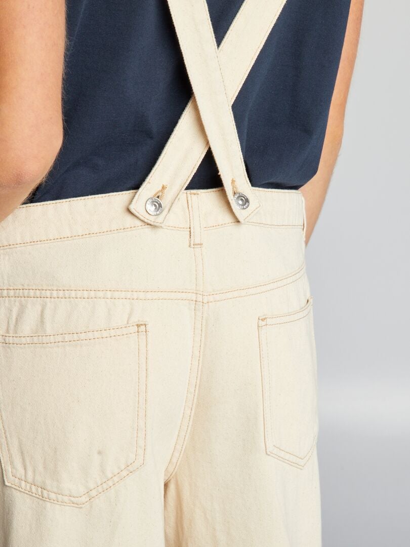 Spijkeroveralls - BEIGE