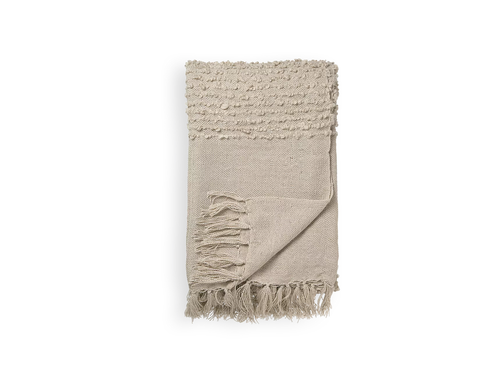 Couvre-lit Berbura 150x250cm Beige cachemire