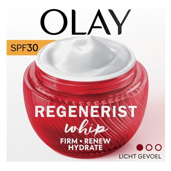 Denný krém Olay Regenerist Whip SPF30<br>50ml - Všetky typy pleti
