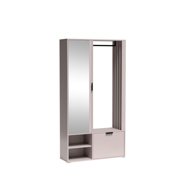 Garderoba MILO MINI Kaszmir 100 cm z lustrem