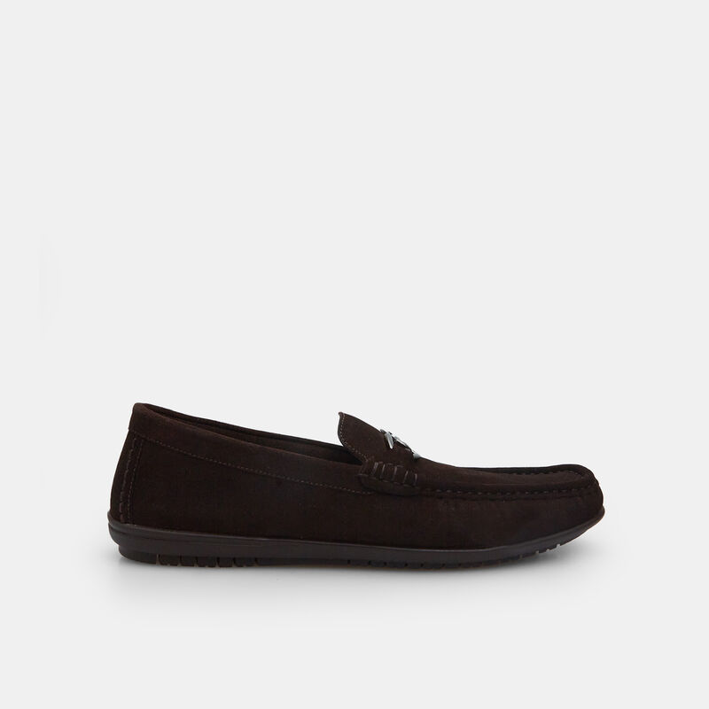 BATA herenmocassins van suède