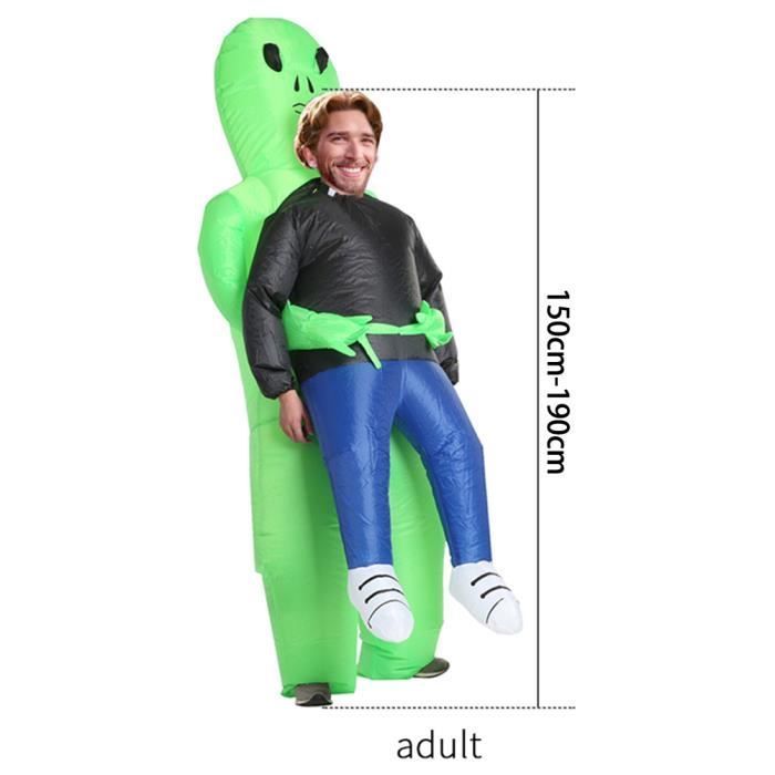 Costume Gonflable - Alien - Adulte - Polyester - 150-190 cm - Vert