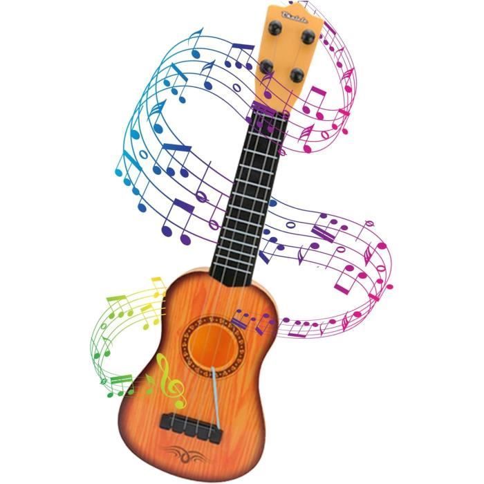 Miniguitarra infantil - 43 cm - Plástico - Regalo de Navidad - Unisex