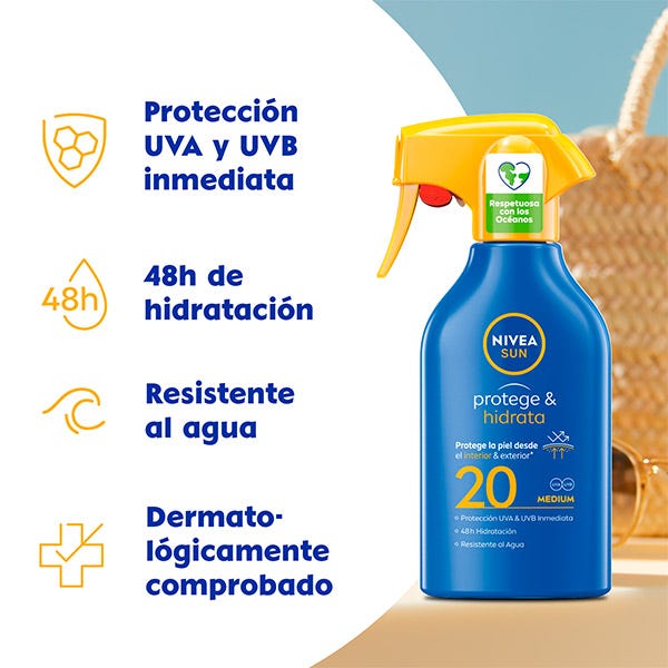 Spray protector și hidratant SPF 20 | 270 ml