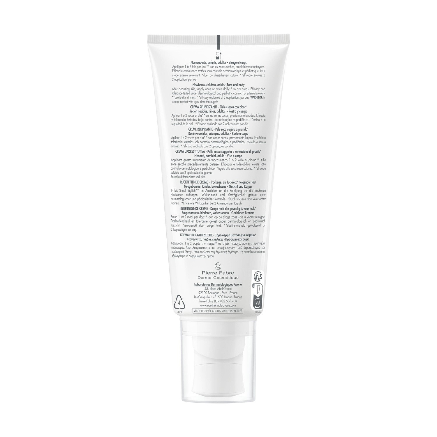 Avène Crème relipidante