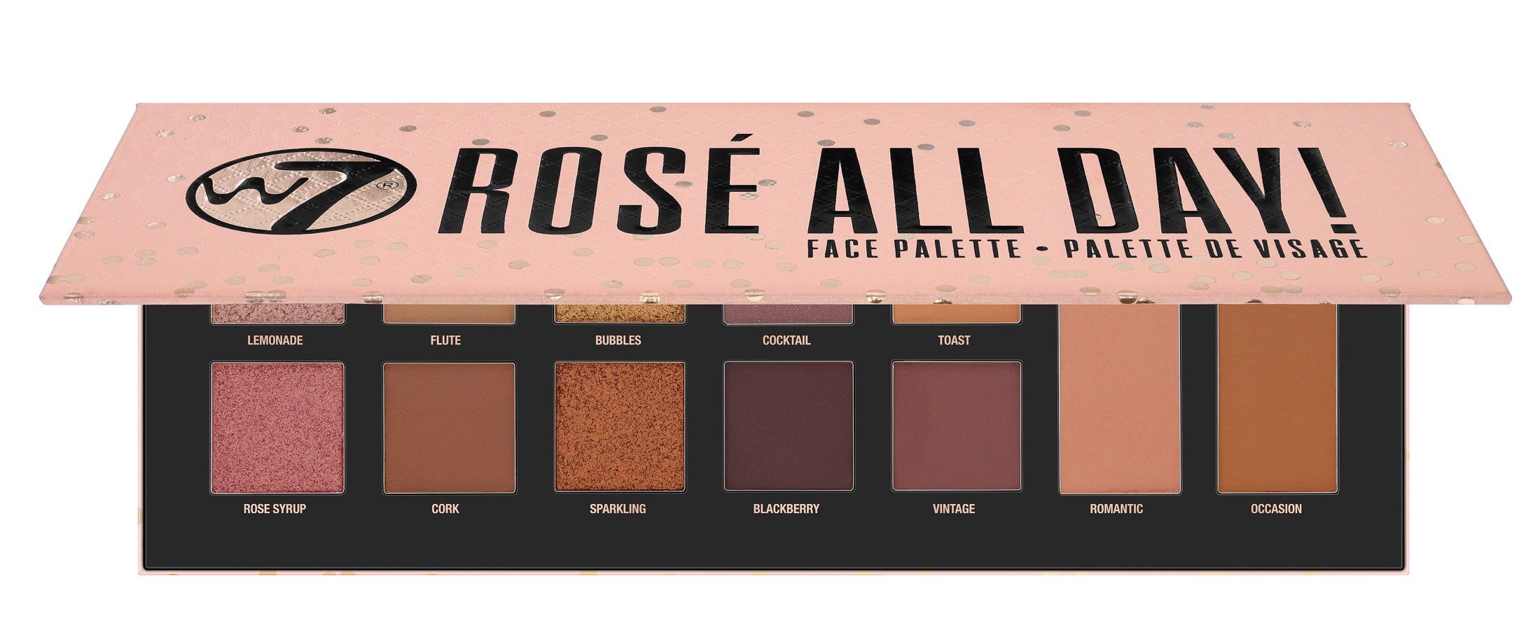 Paleta sjenila za oči Rose za cijeli dan Sjenila za oči