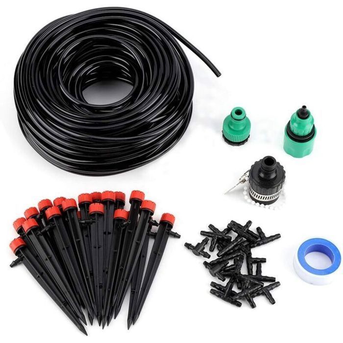 Kit d'arrosage goutte à goutte - ZOR® - 25M - Automatique - ABS durable - Irrigation au sol - Adapté aux serres
