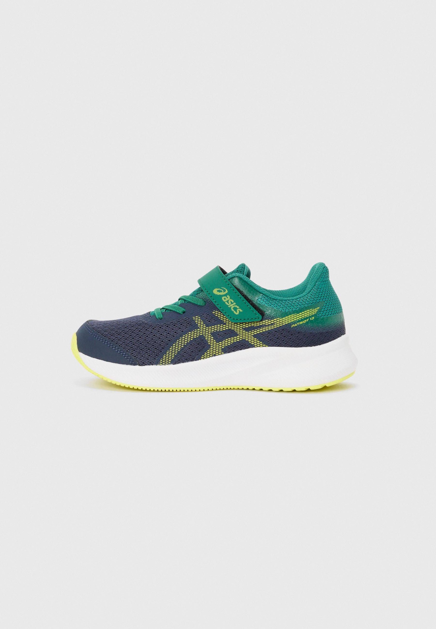 ASICS PATRIOT 13 UNISEX - Straßenlaufschuhe - Mitternachtsblau/Zitronengelb