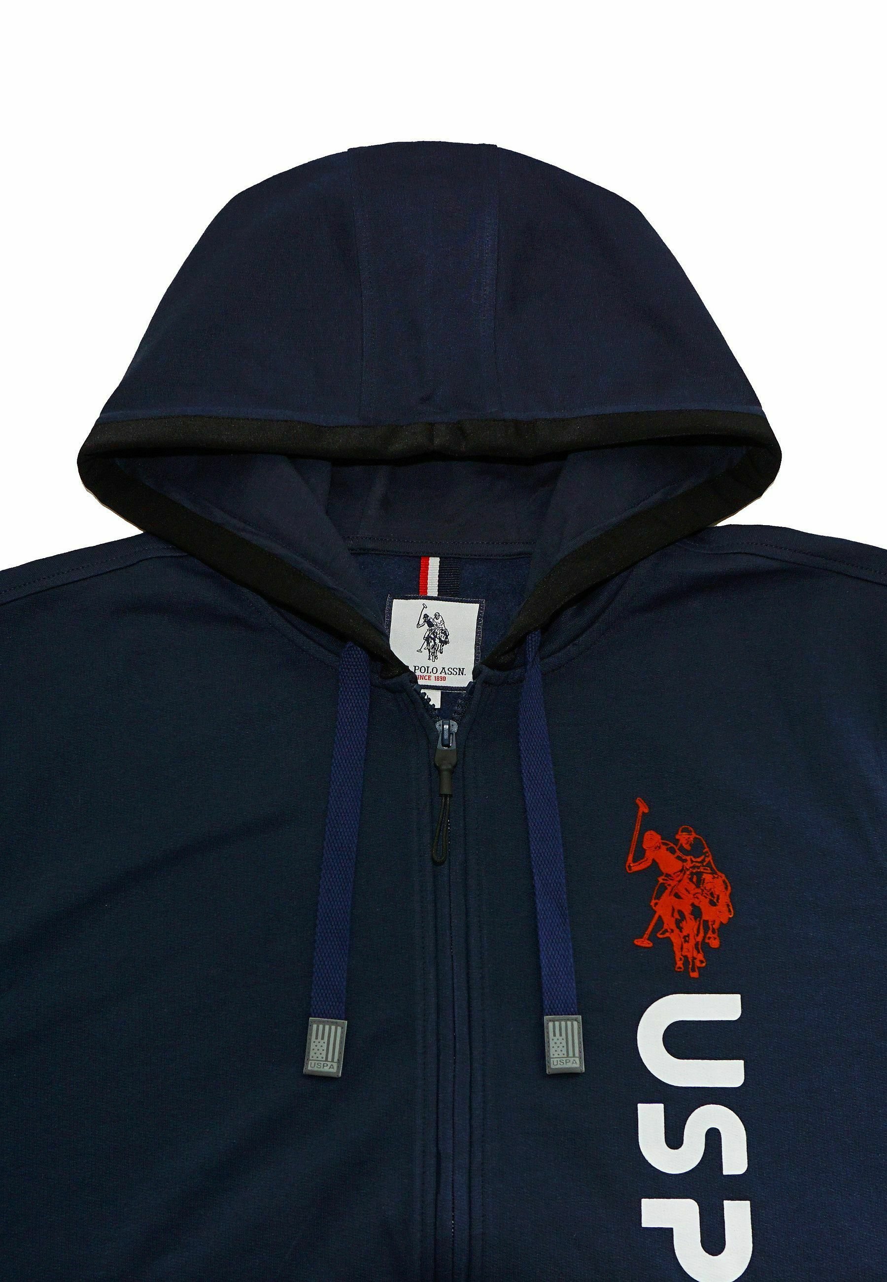 US Polo Assn. Zip-up-Sweatshirt - dunkelblau