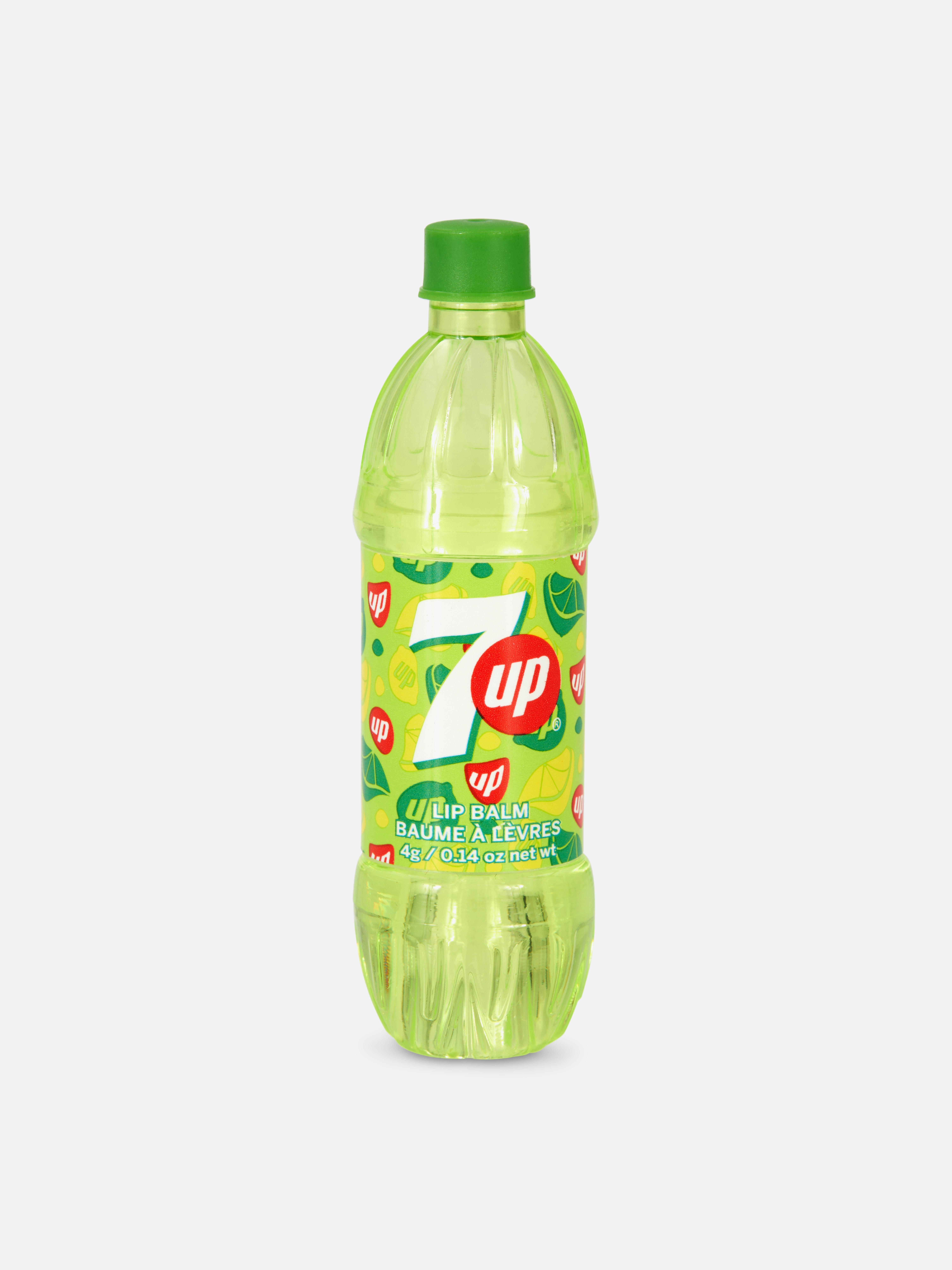 Balsam de buze 7up, sticlă Sticla 7up pe care vrei să o ai mereu la îndemână Un balsam de buze drăguț într-un dozator drăguț cu sticlă 7up