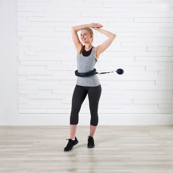 Slimme fitnessband met timer, blauw