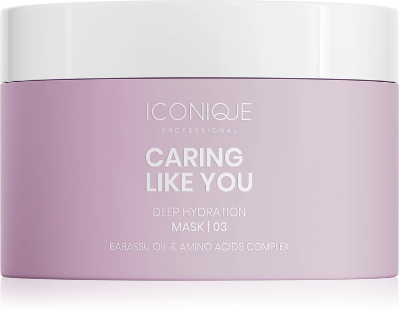 ICONIQUE Professional CARING LIKE YOU Deep Hydration syväkosteuttava naamio kuiville ja vaurioituneille hiuksille