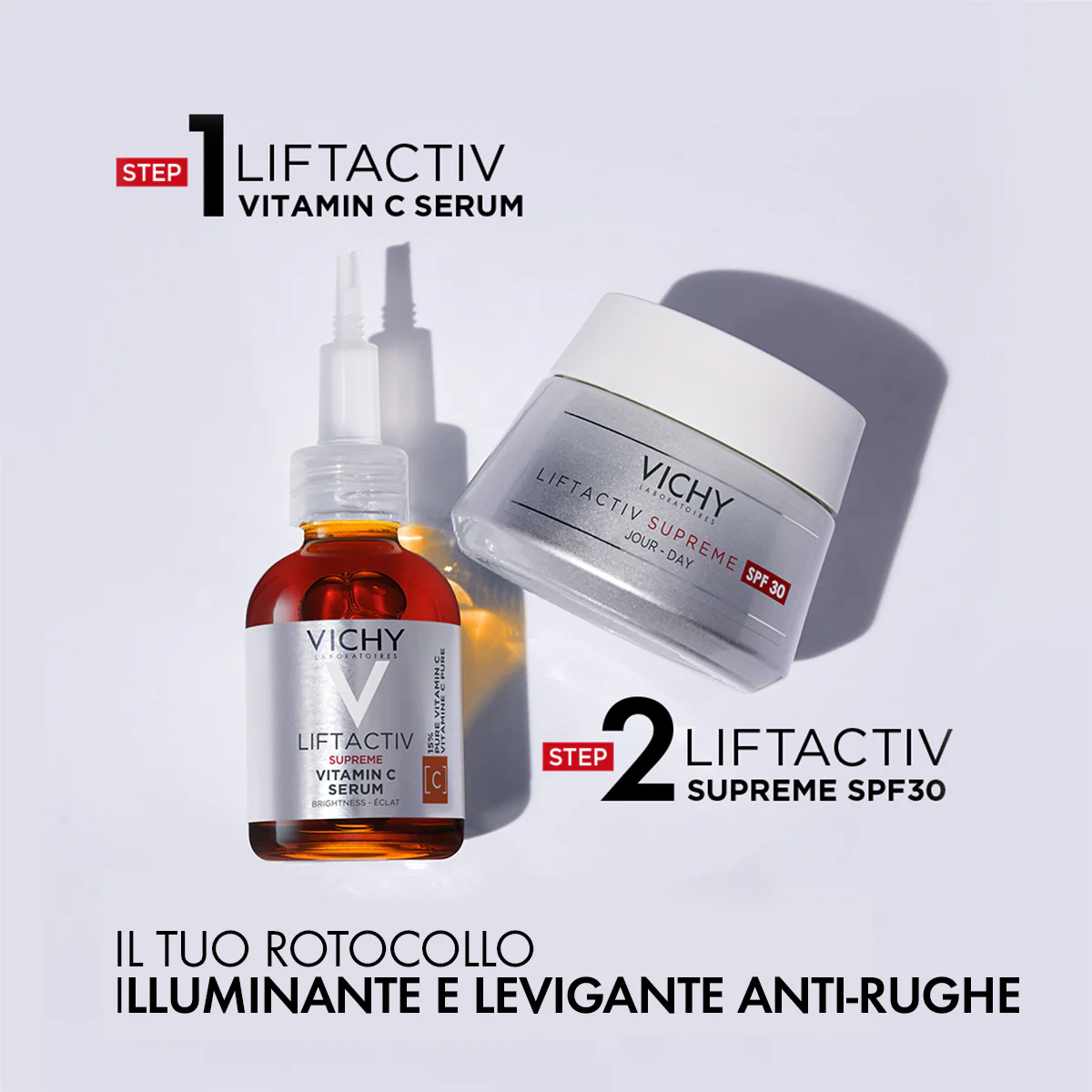 Liftactiv Liftactiv Supreme Vit C Siero - Siero viso illuminante, Siero viso idratante