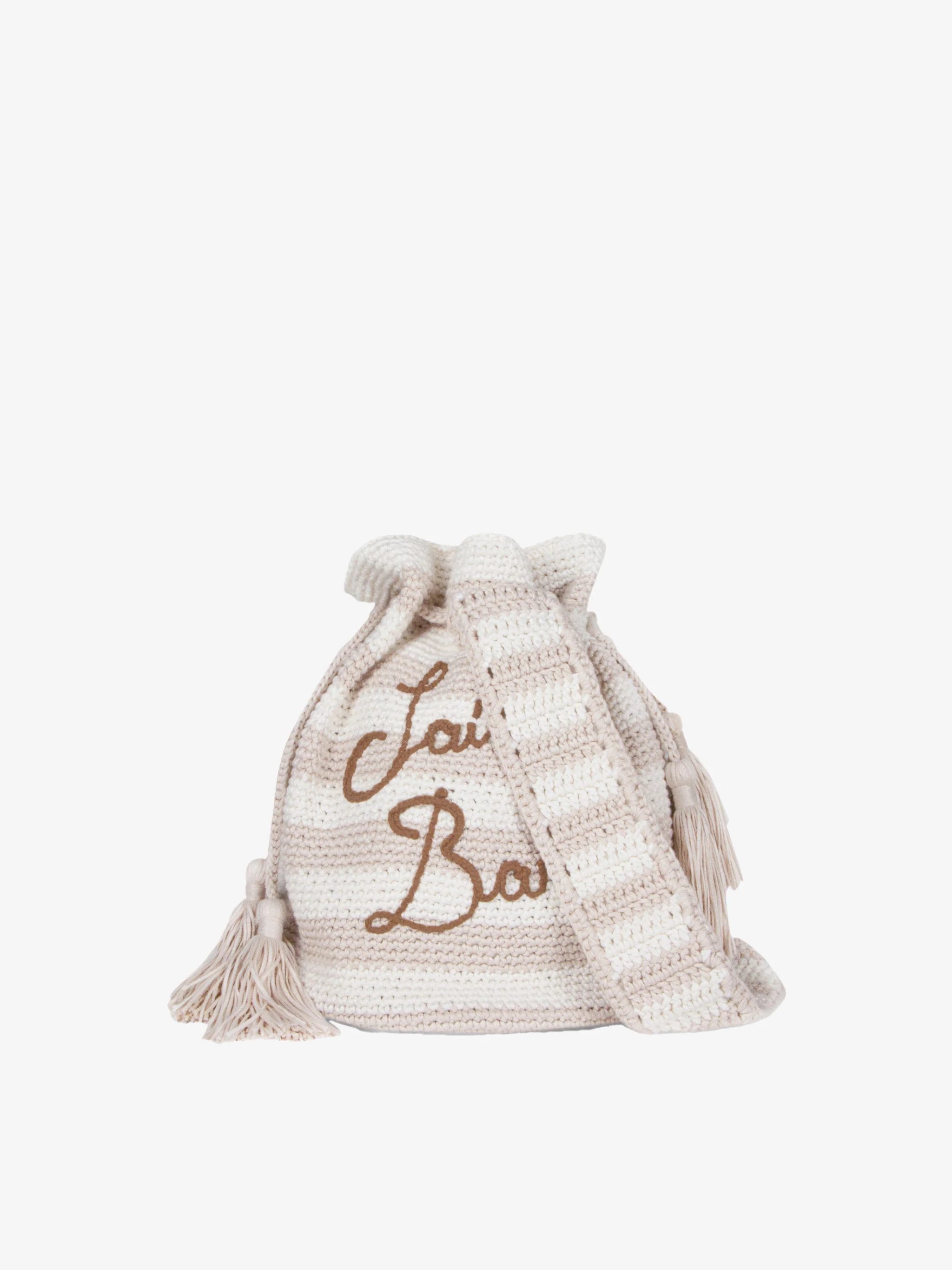 Bolsa de crochê feita à mão