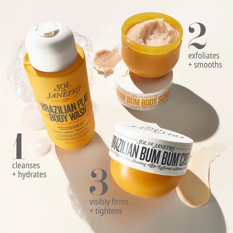 Sol de Janeiro Bum Bum Body Scrub cukura ķermeņa skrubis