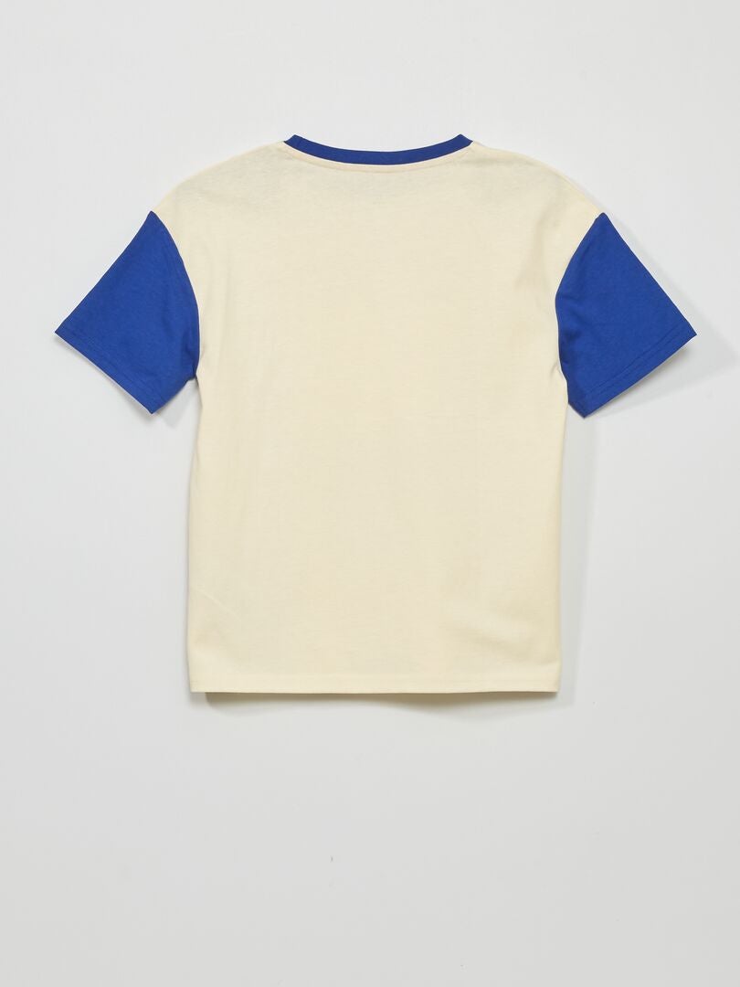 Camiseta de manga curta com estampa - BRANCA