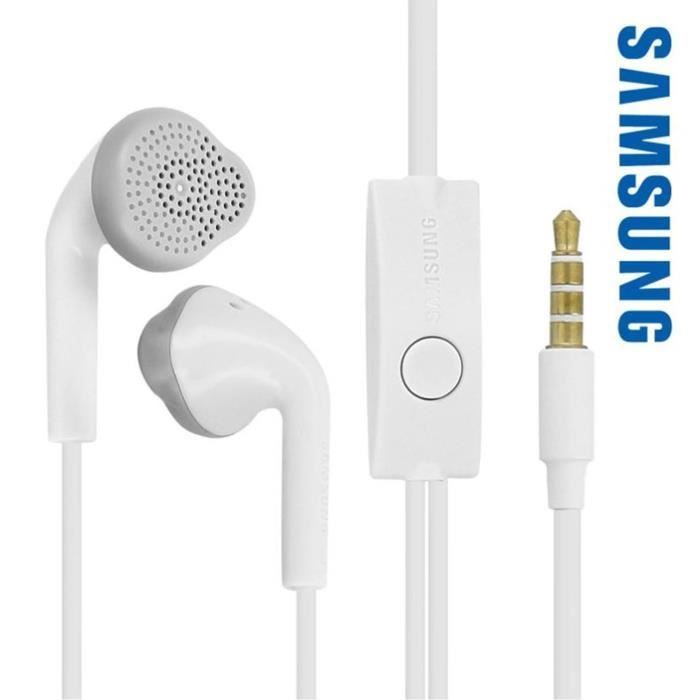Cuffie auricolari originali Samsung EHS61ASFWE bianche con funzione vivavoce per Samsung Galaxy S8 G950F 5.8