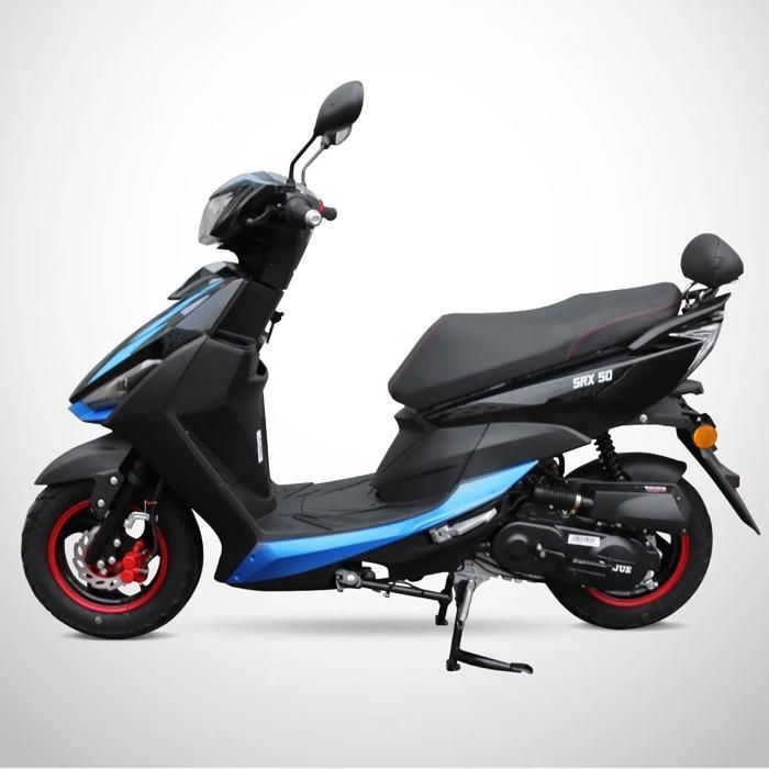 Scooter SRX 50 JIAJUE de 50 cc y 4 tiempos / Negro y azul