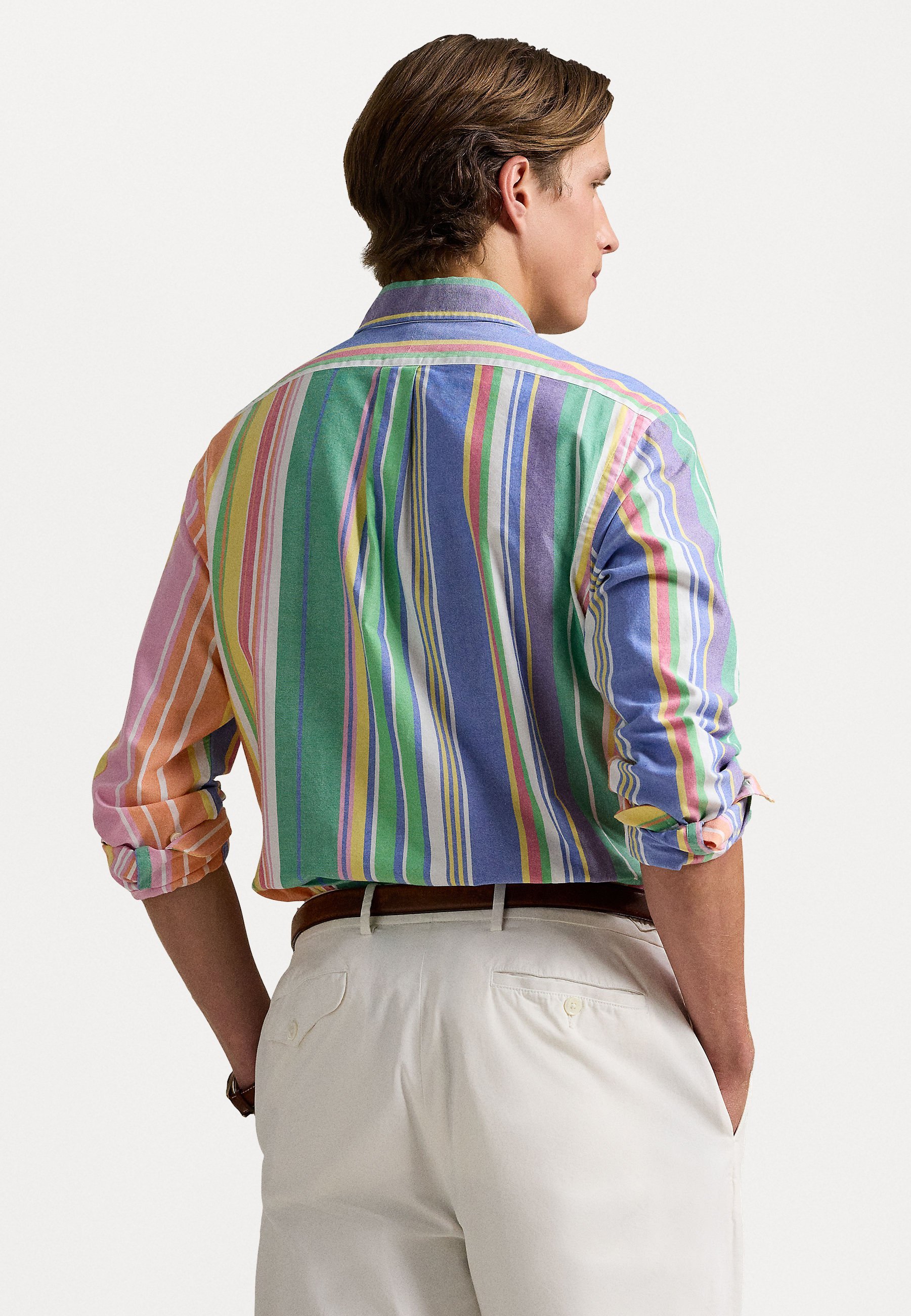 Polo Ralph Lauren Slim Fit linnen overhemd - Overhemd - meerkleurig