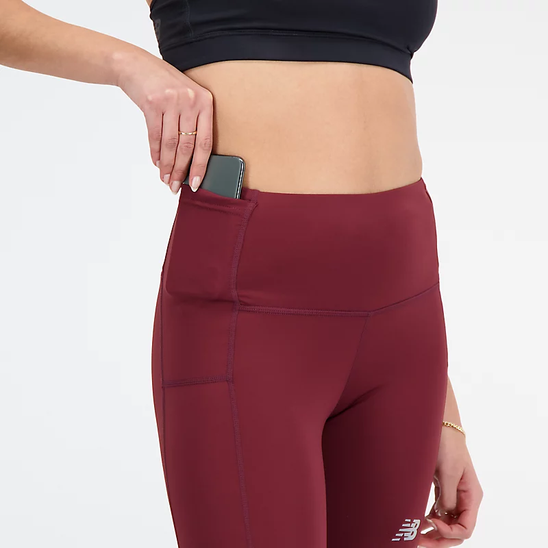 Damskie legginsy Accelerate Pacer - NB BURGUNDY