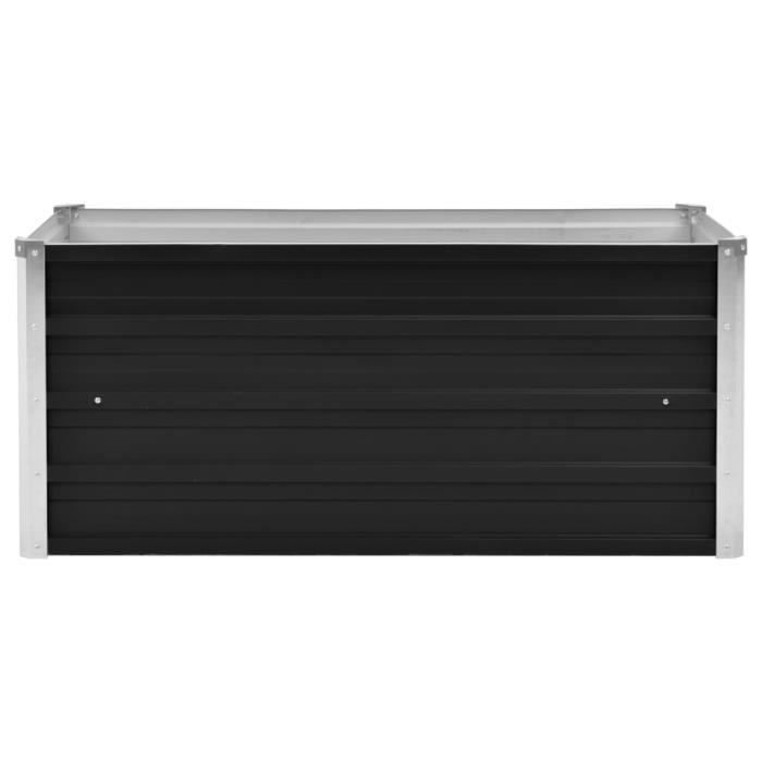 Maceta para jardín exterior - Huerto elevado - Antracita 100x40x45