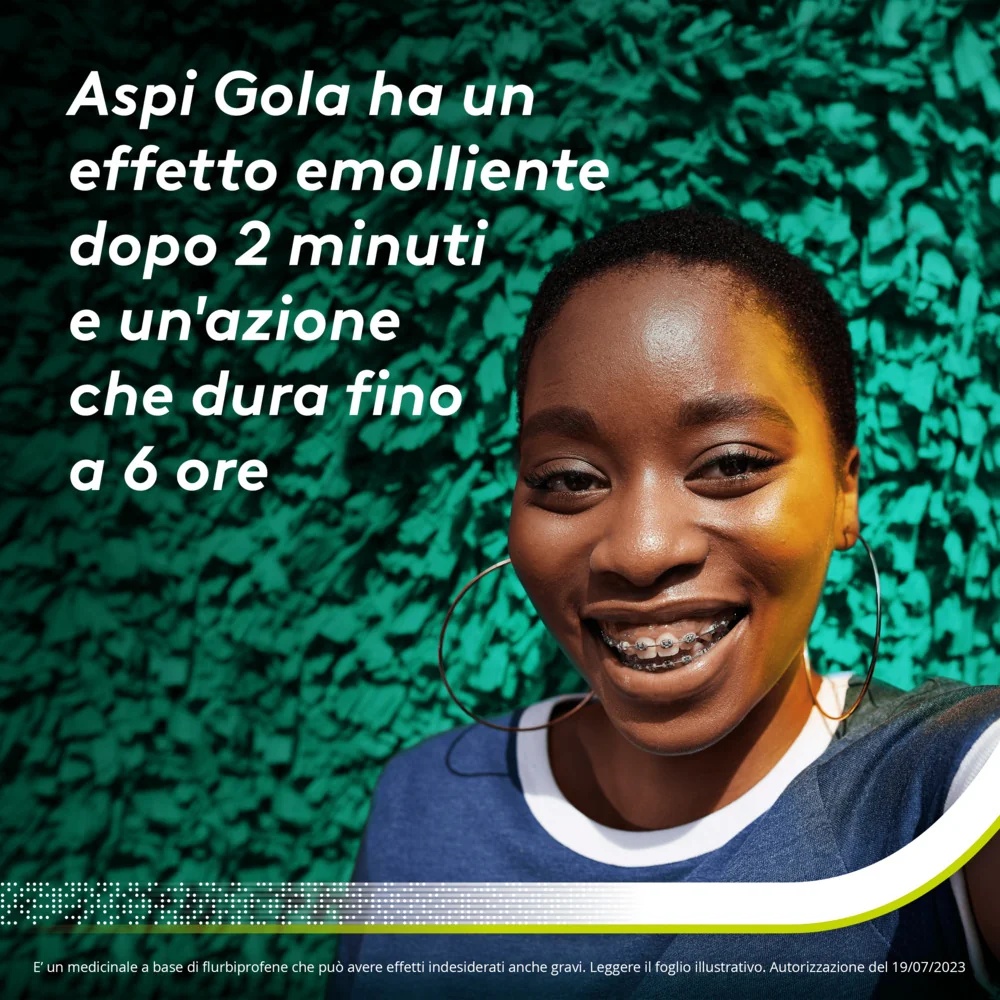 ASPIRINE Aspi Gola Anti-inflammatoire 16 bonbons miel-citron pour le mal de gorge