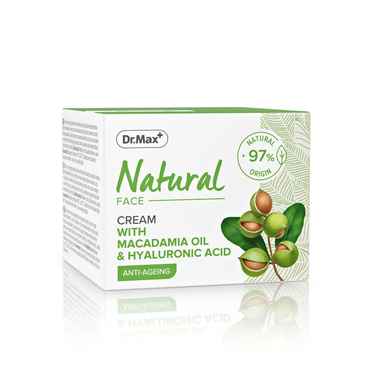 DR. MAX Dr.Max Natuurlijke crème met macadamia-olie en hyaluronzuur 50 ml Huidcrème met macadamia-olie en hyaluronzuur