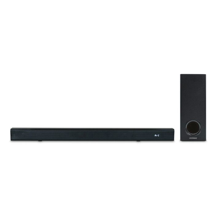 METRONIC 477592 2.0 Bluetooth 5.3 TV-soundbar met subwoofer, home cinema-luidspreker en afstandsbediening