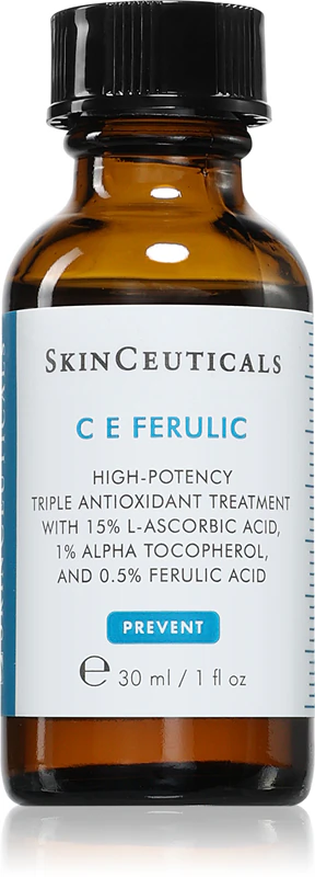 Skinceuticals Prevent CE Ferulic 15% L-askorbiinihapolla varustettu ryppyjä ehkäisevä seerumi C-vitamiinilla