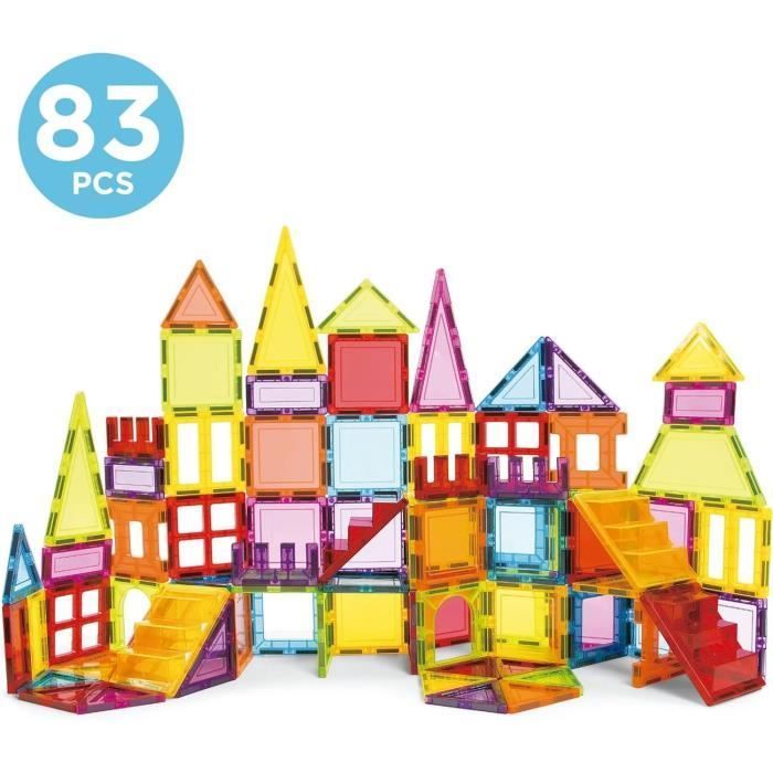 Jeu éducatif - EDUCA Magnetics - Construction 3D magnétique avec 83 pièces pour enfants dès 3 ans