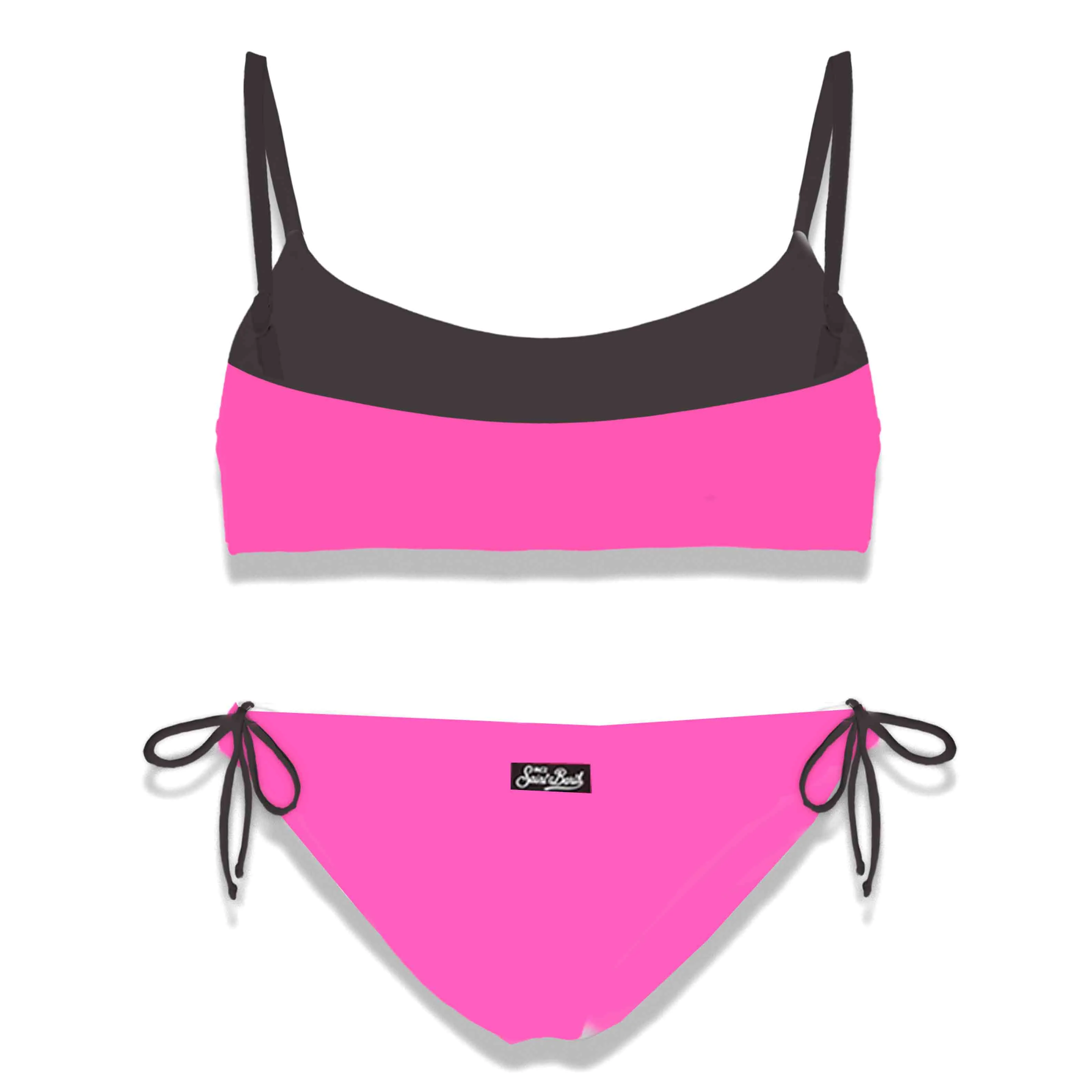 St. Barth Mädchen-Bikini mit Grafikmuster vorne