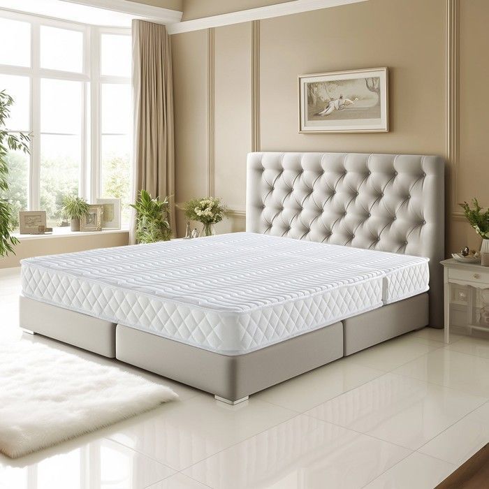 Mattress - JULIEN BEDDING - BZ 120x190 cm - Extra firm - 10 cm thick - 3 cm memory foam