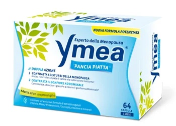 YMEA Ymea Ventre Plat 64 capsules Complément alimentaire pour le bien-être pendant la ménopause