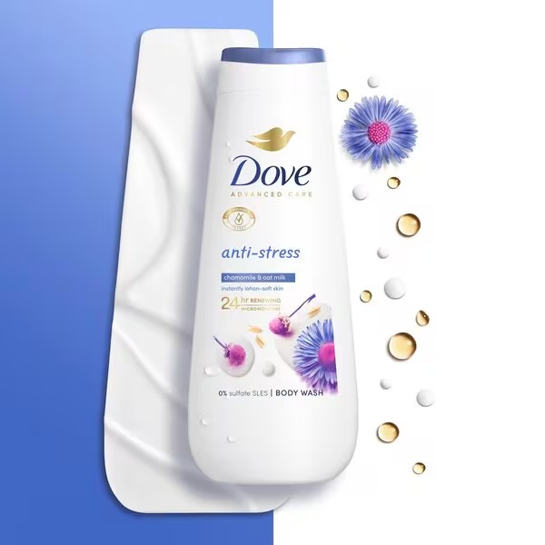 Dove Advanced Care dušas želeja pret stresu, 400 ml